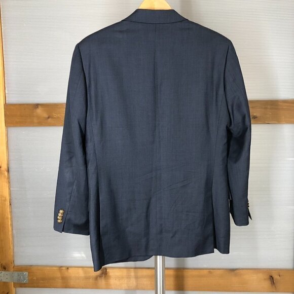 J. CREW FACTORY‎ 100% Worsted Wool Thompson Navy Suit Jacket Sz 38S - Picture 3 of 12